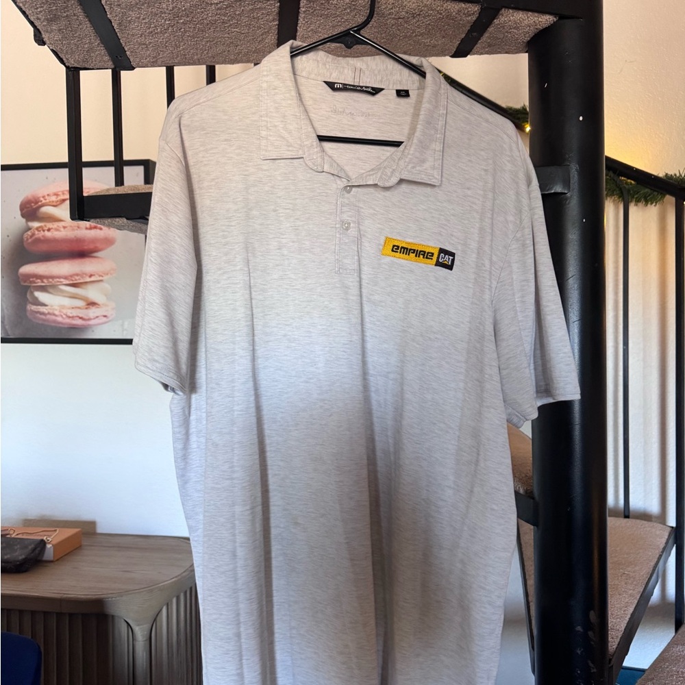 Empire Cat Gray Polo Shirt for Men